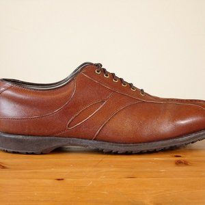 Footjoy Classics Dry Premiere Spikeless Mens Golf Shoes 55546 10.5E Wide Tan USA